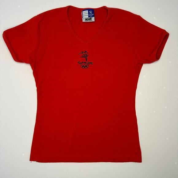 Acme Tops - Vintage Y2K Sydney Olympics Babydoll Tee